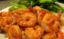 Recette Crevettes à la sauce d’huître