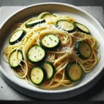 Recette Spaghetti au parmesan et aux courgettes