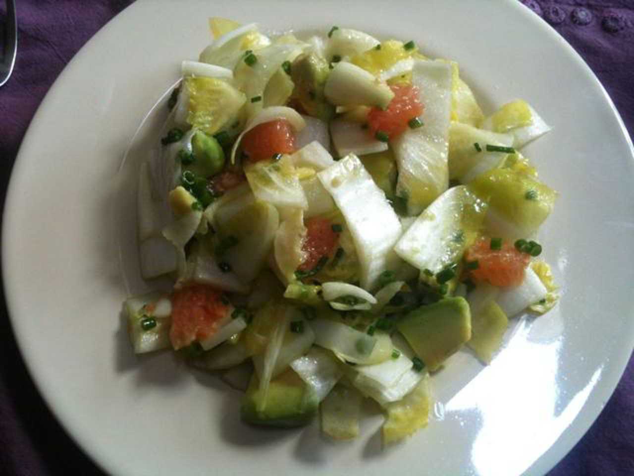 Recette Salade Endive Avocat - Recettes Et Terroirs