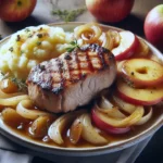 Recette filet mignon de porc aux pommes et au cidre