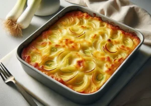 recette gratin de pommes de terre et de poireaux